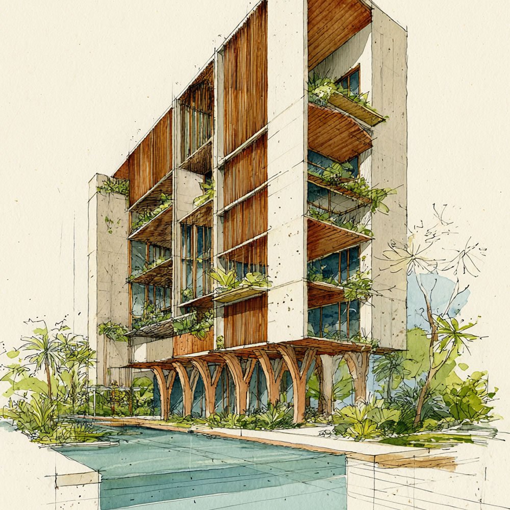 Arquitectura en Proyectos Inmobiliarios de lujo en Cancún, Tulúm, Zona Hotelera y La Riviera Maya.